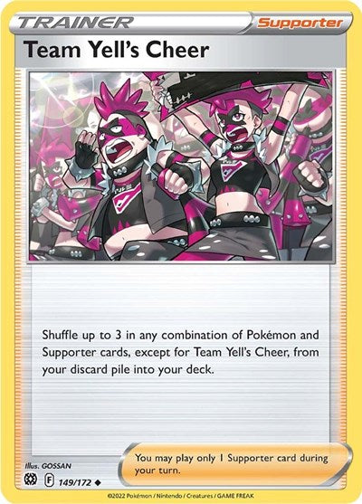 Sword & Shield Brilliant Stars - 149/172 Team Yell's Cheer Uncommon