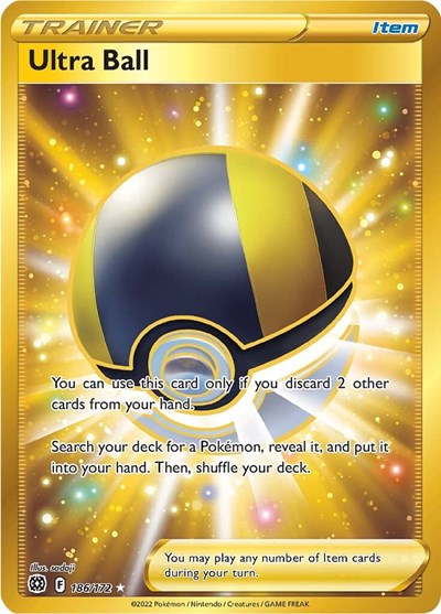 Sword & Shield Brilliant Stars - 186/172 Ultra Ball Secret Rare