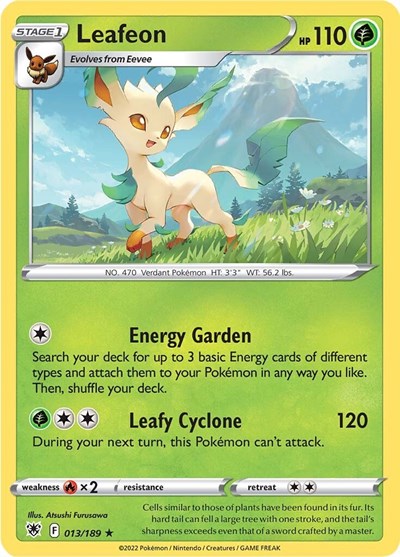 Sword & Shield Astral Radiance - 013/189 Leafeon Rare