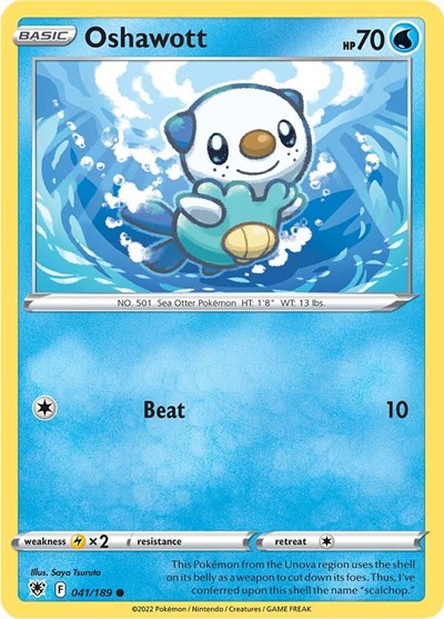 Sword & Shield Astral Radiance - 041/189 Oshawott Common