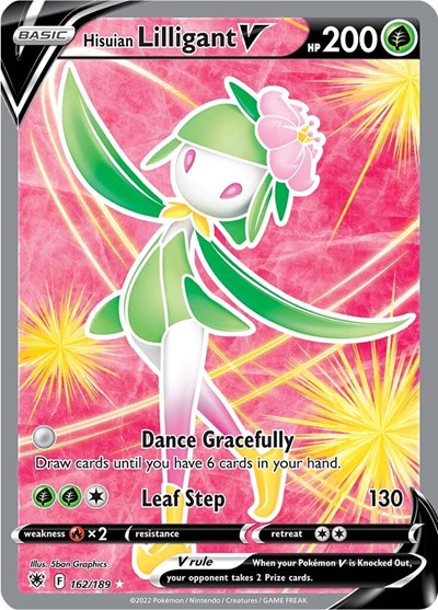 Sword & Shield Astral Radiance - 162/189 Hisuian Lilligant V (Full Art) Ultra Rare