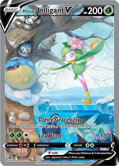 Sword & Shield Astral Radiance - 163/189 Hisuian Lilligant V (Alternate Full Art) Ultra Rare