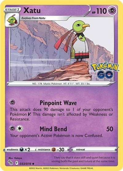 Pokemon GO - 033/078 Xatu Uncommon