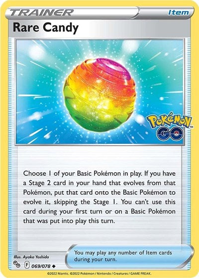 Pokemon GO - 069/078 Rare Candy Uncommon