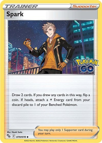 Pokemon GO - 070/078 Spark Uncommon