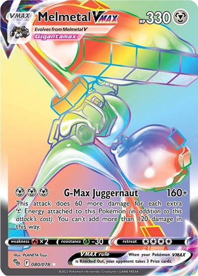 Pokemon GO - 080/078 Melmetal VMAX Secret Rare