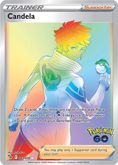 Pokemon GO - 083/078 Candela Secret Rare