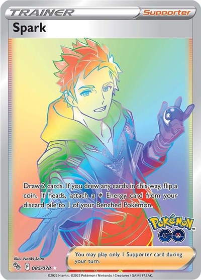 Pokemon GO - 085/078 Spark Secret Rare