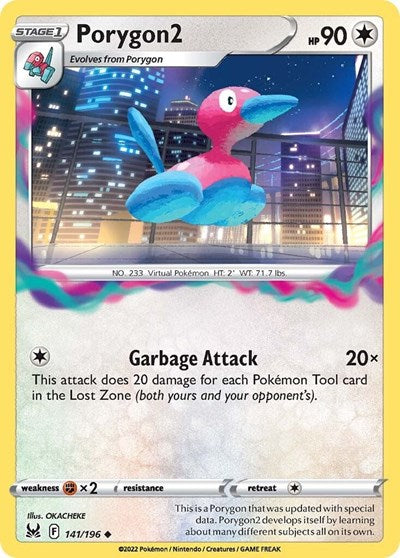 Sword & Shield Lost Origin - 141/196 Porygon2 Uncommon