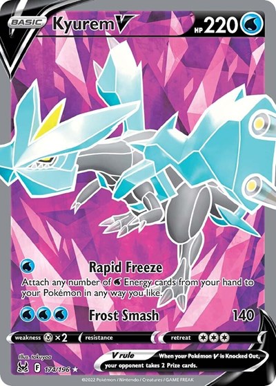 Sword & Shield Lost Origin - 174/196 Kyurem V (Full Art) Ultra Rare