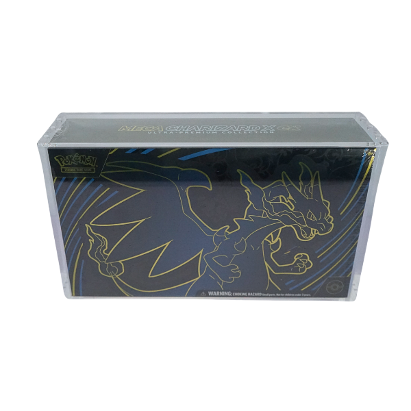 Pokémon TCG Mega Charizard X ex Ultra Premium Collection Acrylic Case