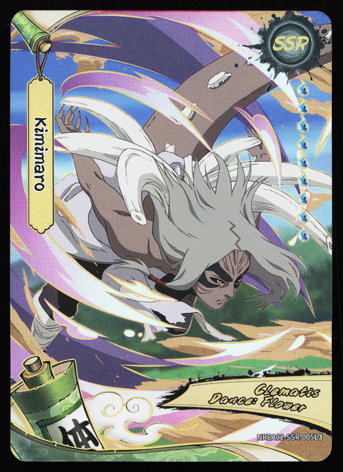 Naruto Kayou Earth Scrolls Series 2 Kimimaro NREA02-SSR-005L3 Super Secret Rare