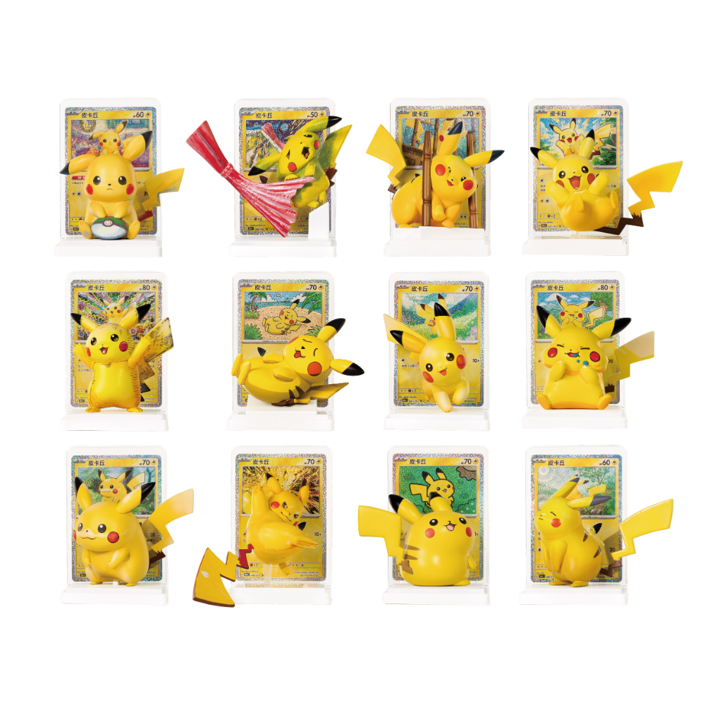 Pokémon TCG MEGA 30th Celebration Pikachu Figurine Set (Simplified Chinese)