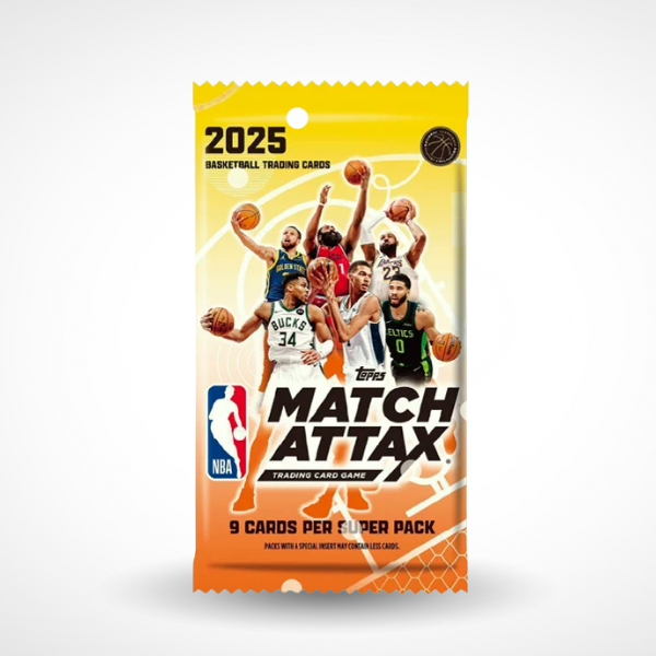 2025-26 Topps NBA Match Attax Basketball Super Pack Booster Pack