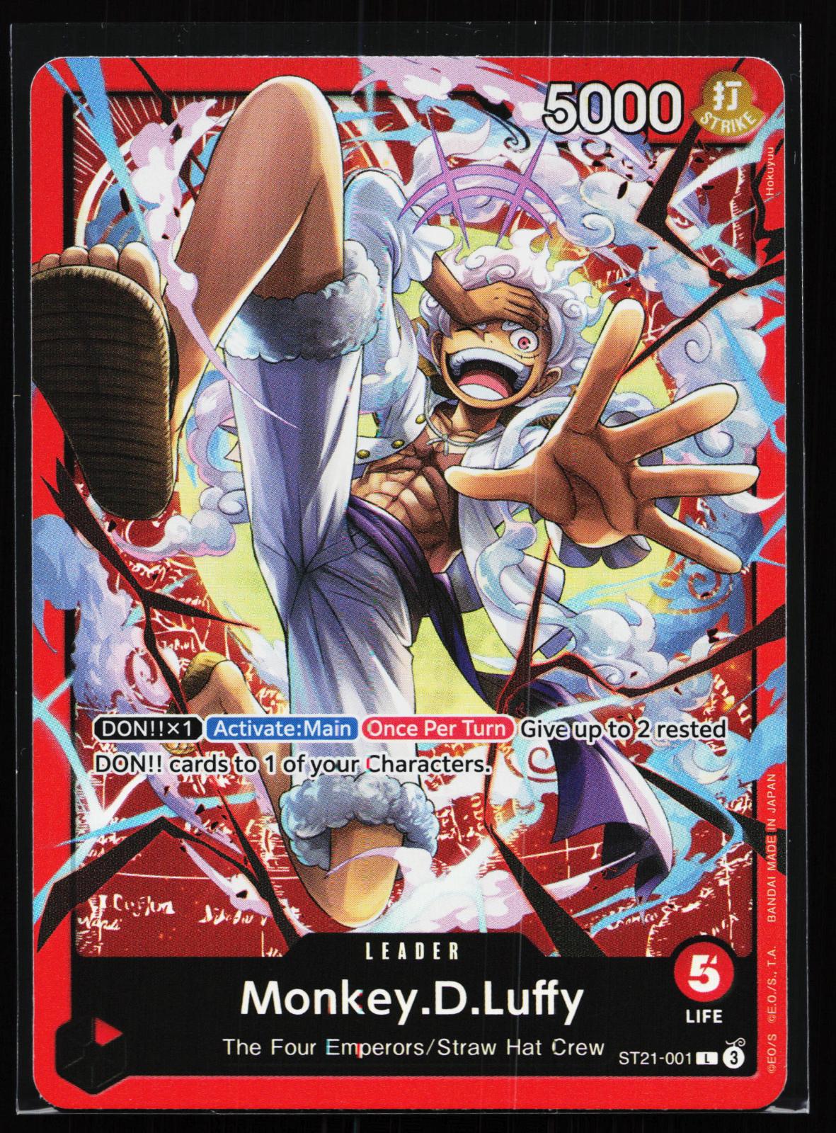 Starter Deck EX: Gear 5 ST21-001 Monkey.D.Luffy (001) Leader