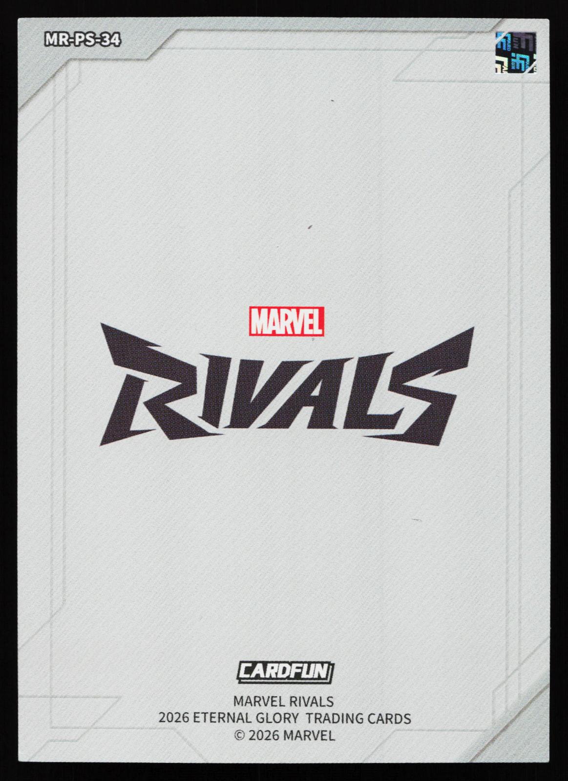 Cardfun Marvel Rivals MR-PS-34 Art Gallery #34 back