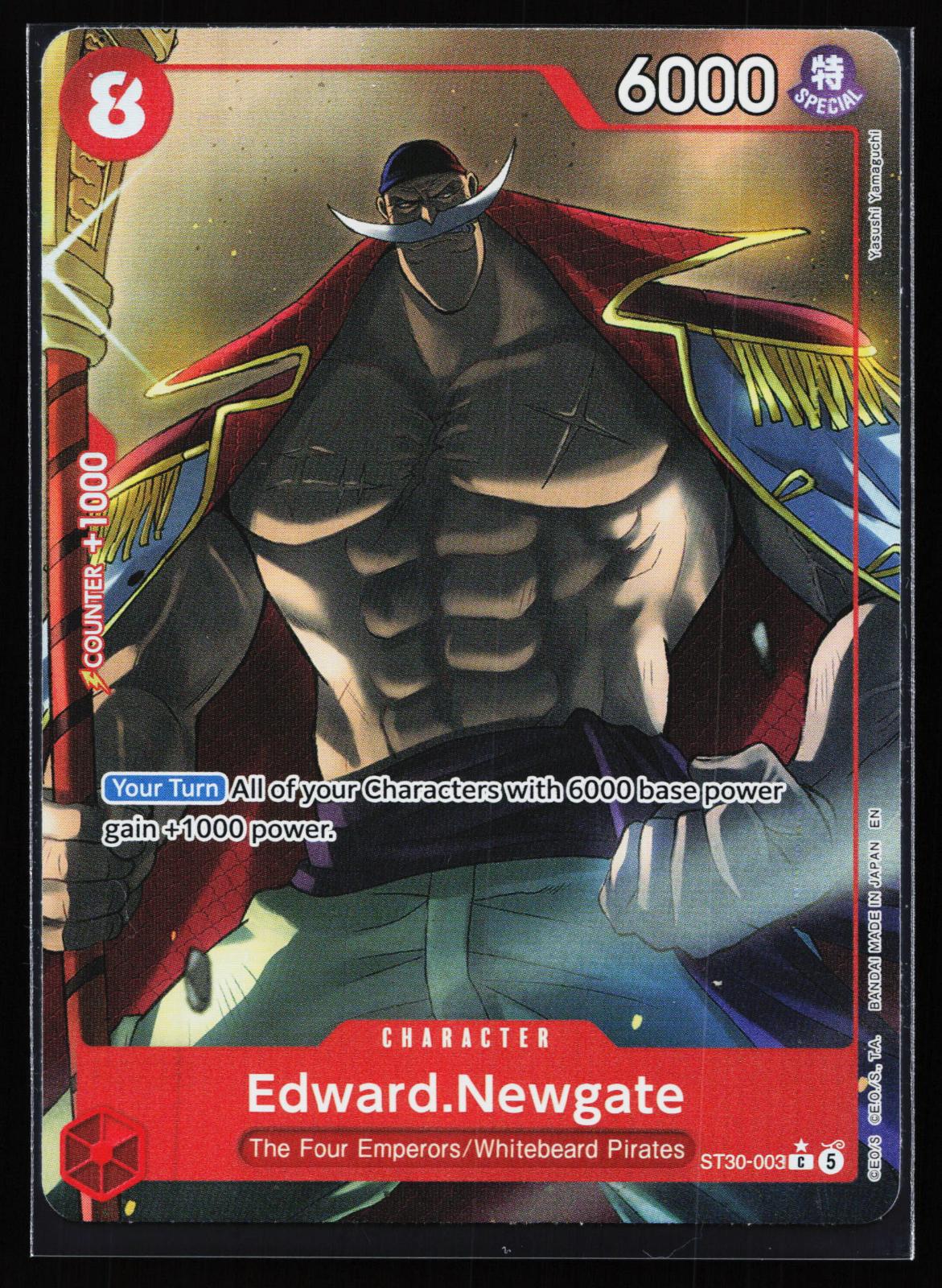 Starter Deck EX: Luffy & Ace ST30-003 Edward.Newgate (Full Art) Common