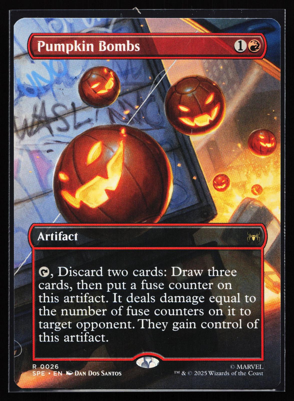 Marvel's Spider-Man: Eternal-Legal 26 Pumpkin Bombs (Borderless) Rare