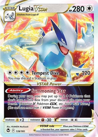 Sword & Shield Silver Tempest - 139/195 Lugia VSTAR Ultra Rare