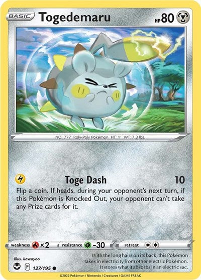 Sword & Shield Silver Tempest - 127/195 Togedemaru Common