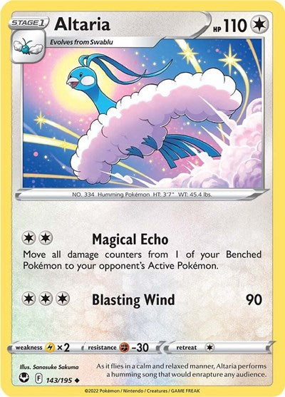 Sword & Shield Silver Tempest - 143/195 Altaria Uncommon