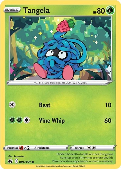 Crown Zenith - 004/159 Tangela Common