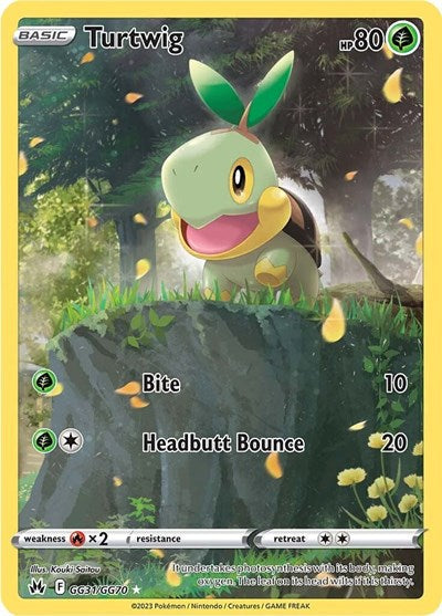 Crown Zenith Galarian Gallery - GG31/GG70 Turtwig Ultra Rare