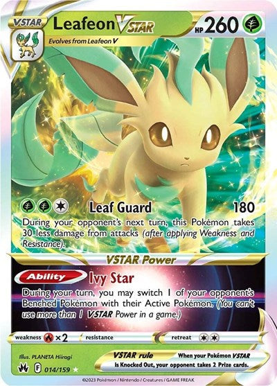 Crown Zenith - 014/159 Leafeon VSTAR Ultra Rare