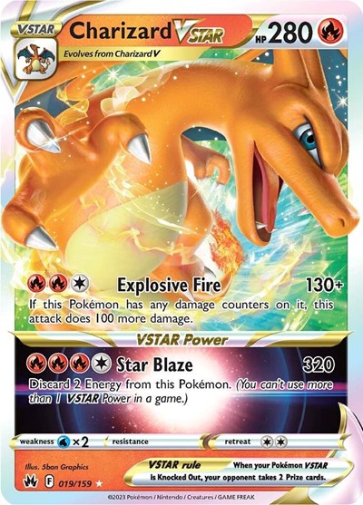 Crown Zenith - 019/159 Charizard VSTAR Ultra Rare