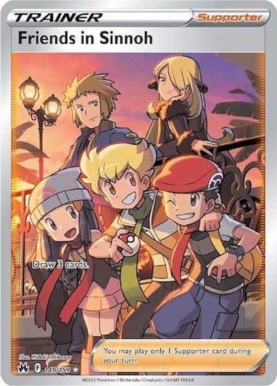 Crown Zenith - 149/159 Friends in Sinnoh (Full Art) Ultra Rare