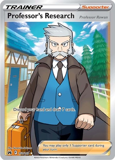 Crown Zenith - 150/159 Professor's Research (Full Art) Ultra Rare