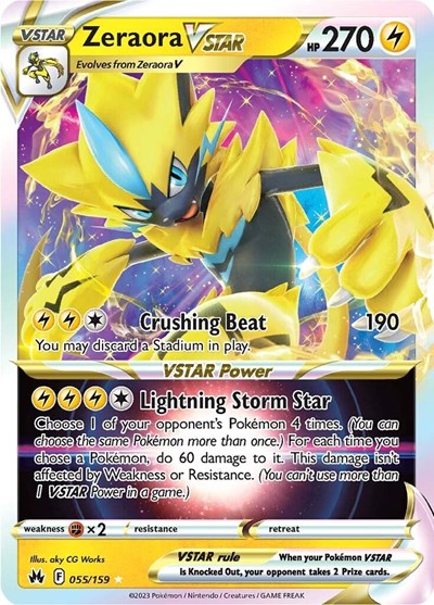 Crown Zenith - 055/159 Zeraora VSTAR Ultra Rare