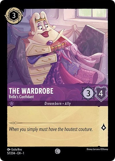 Lorcana - The First Chapter - 057/204 The Wardrobe - Belle's Confidant Common