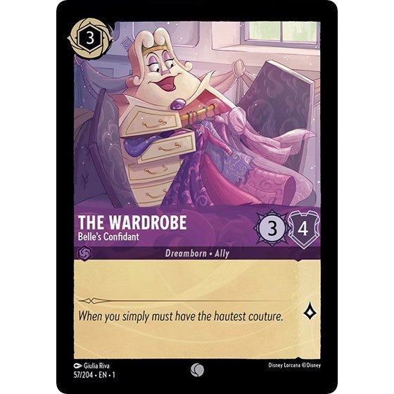 Lorcana - The First Chapter - 057/204 The Wardrobe - Belle's Confidant Common