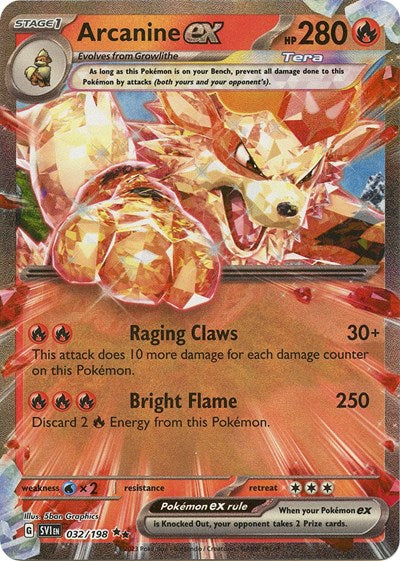 Scarlet & Violet - 032/198 Arcanine ex Double Rare