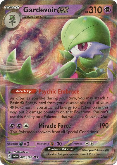 Scarlet & Violet - 086/198 Gardevoir ex Double Rare