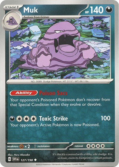 Scarlet & Violet - 127/198 Muk Uncommon