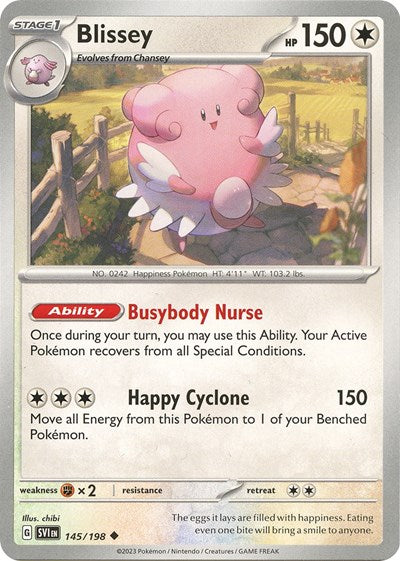 Scarlet & Violet - 145/198 Blissey Uncommon