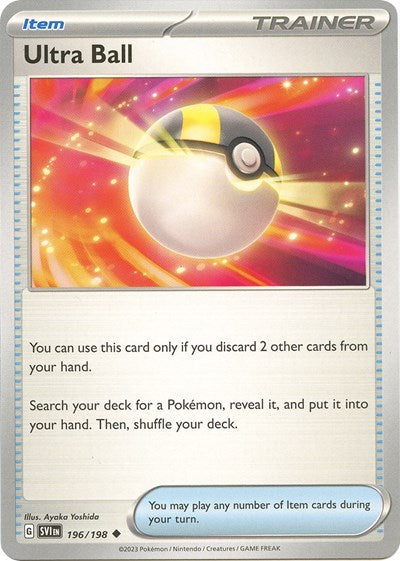 Scarlet & Violet - 196/198 Ultra Ball Uncommon