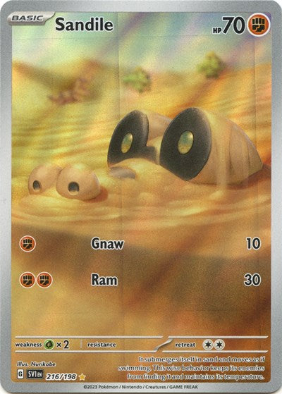 Scarlet & Violet - 216/198 Sandile Illustration Rare