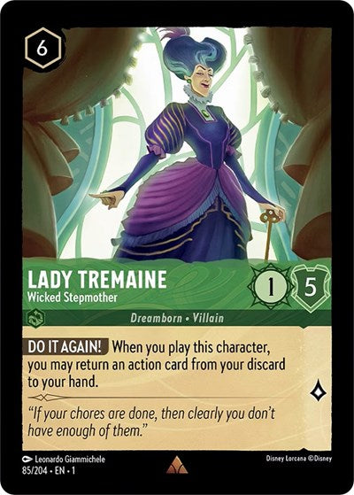 Lorcana - The First Chapter - 085/204 Lady Tremaine - Wicked Stepmother Rare