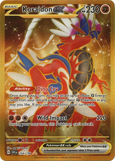 Scarlet & Violet - 254/198 Koraidon ex Hyper Rare