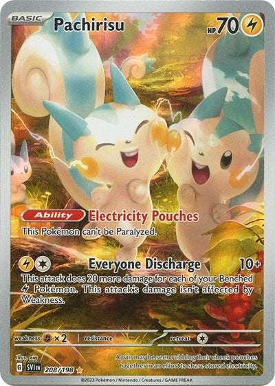 Scarlet & Violet - 208/198 Pachirisu Illustration Rare