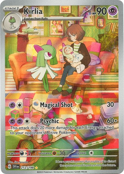 Scarlet & Violet - 212/198 Kirlia Illustration Rare