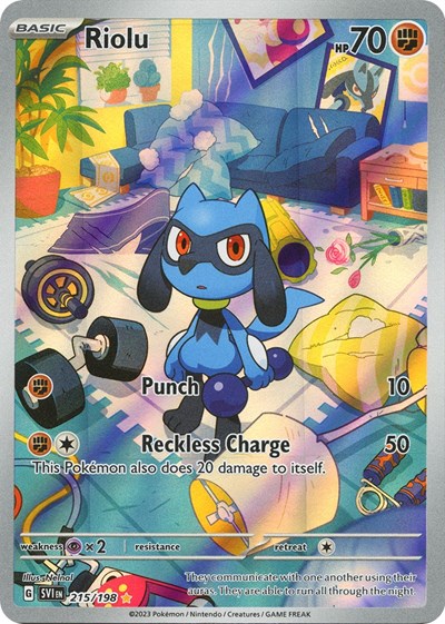 Scarlet & Violet - 215/198 Riolu Illustration Rare