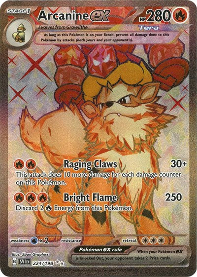 Scarlet & Violet - 224/198 Arcanine ex Ultra Rare