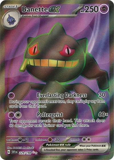 Scarlet & Violet - 229/198 Banette ex Ultra Rare