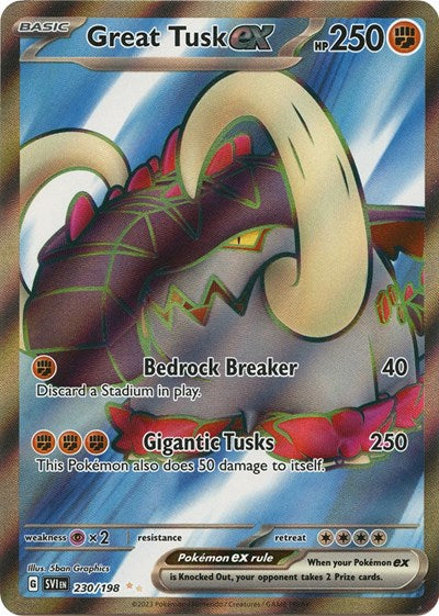 Scarlet & Violet - 230/198 Great Tusk ex Ultra Rare