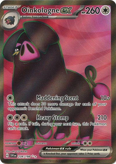 Scarlet & Violet - 234/198 Oinkologne ex Ultra Rare