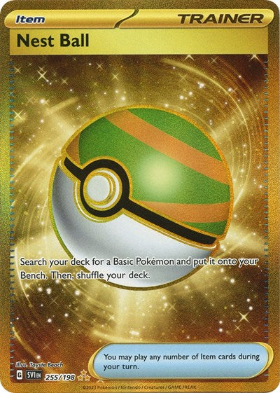 Scarlet & Violet - 255/198 Nest Ball Hyper Rare